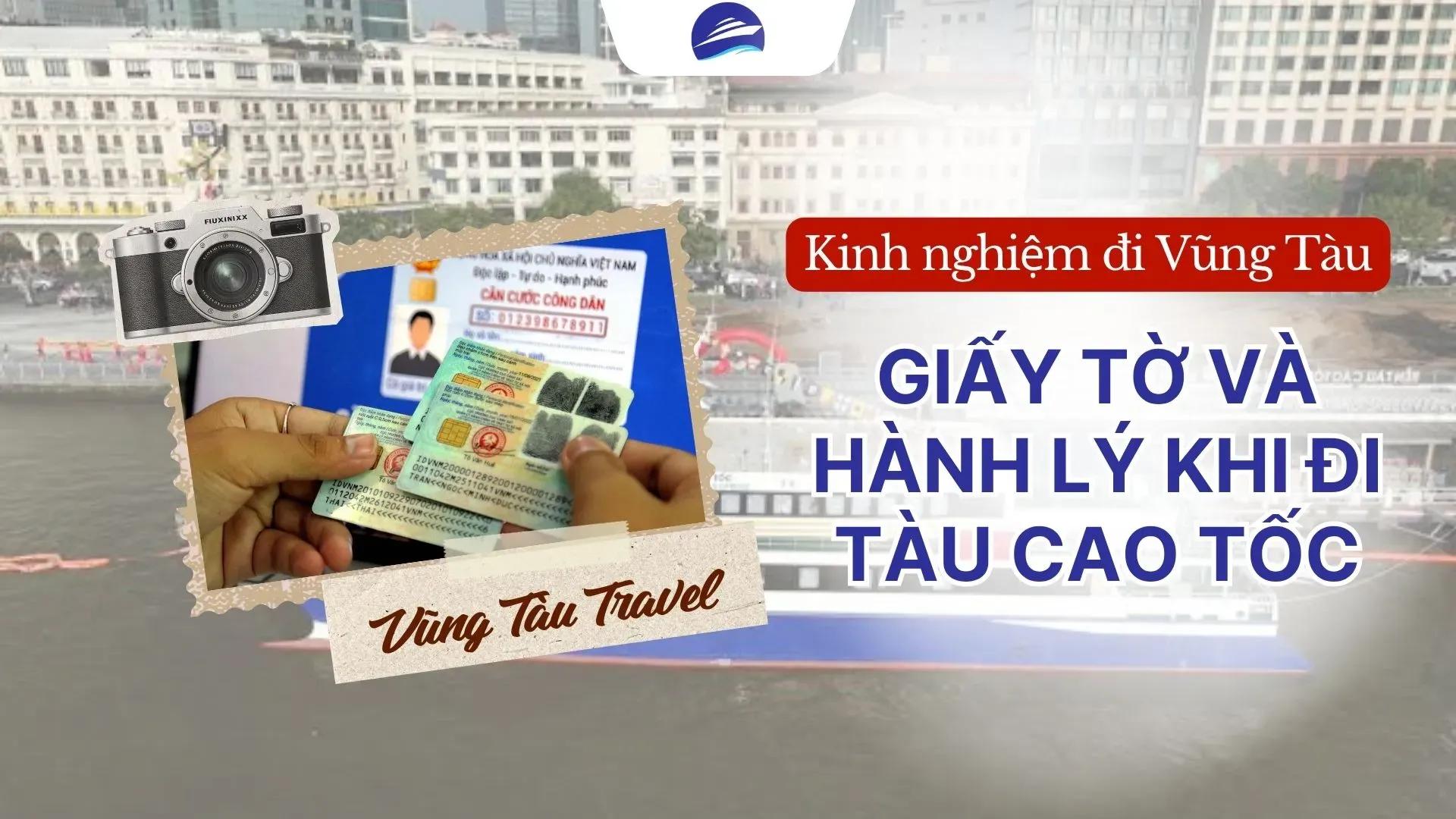 Giấy tờ và hành lý khi đi tàu cao tốc